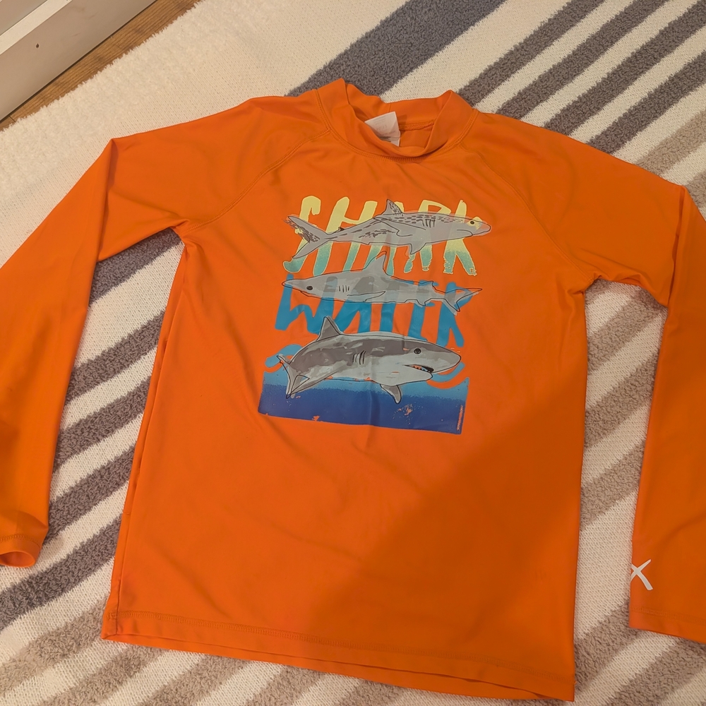 Skechers Orange Shark Rashguard for Kids